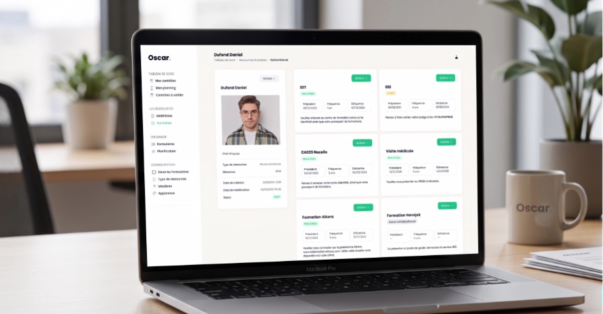 Rh Application OSCAR | Logiciel QHSE & RH — Application Formulaires Sécurité & QHSE ...